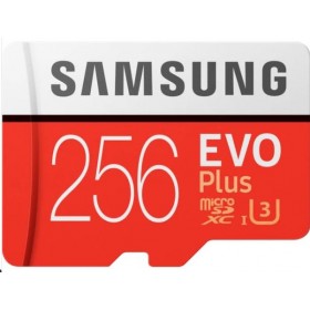 Samsung Evo Plus 256GB microSDHC/SDXC U3 UHS-I SDR104 Kart (Adaptör) MB-MC256HA/APC