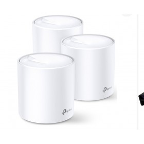 TPLINK X60 AX5400 wifi mesh sistemi 3 lü set -Kurulum dahil paket